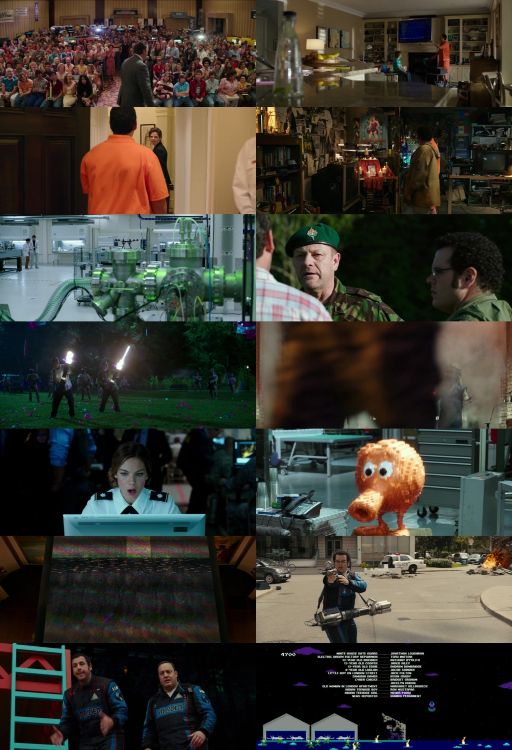 Pixels (2015) 1080p | 720p | 480p BluRay [Hindi (हिन्दी) + English] DD5.1 ESub Screenshots