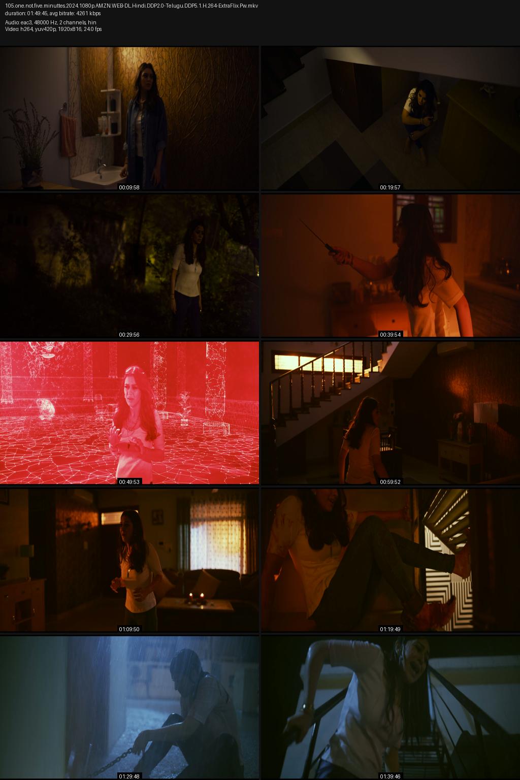105 Minutes aka One Not Five Minuttess (2024) [Hindi-Telugu] UNCUT 4K 2160p 1080p 720p 480p Amazon WEB-DL ESubs Screenshots