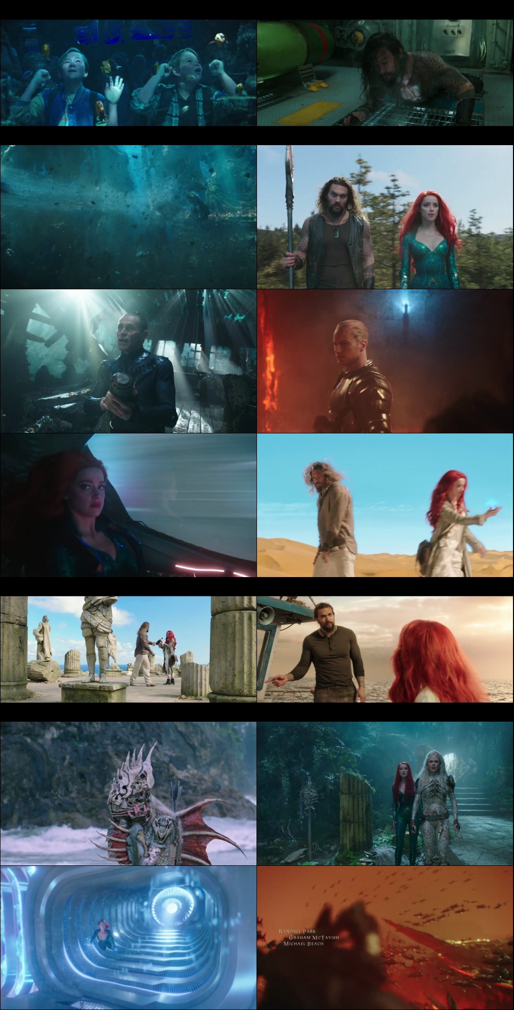 Aquaman (2018) 1080p | 720p | 480p BluRay [Hindi (हिन्दी) + English] DD5.1 ESub Screenshots