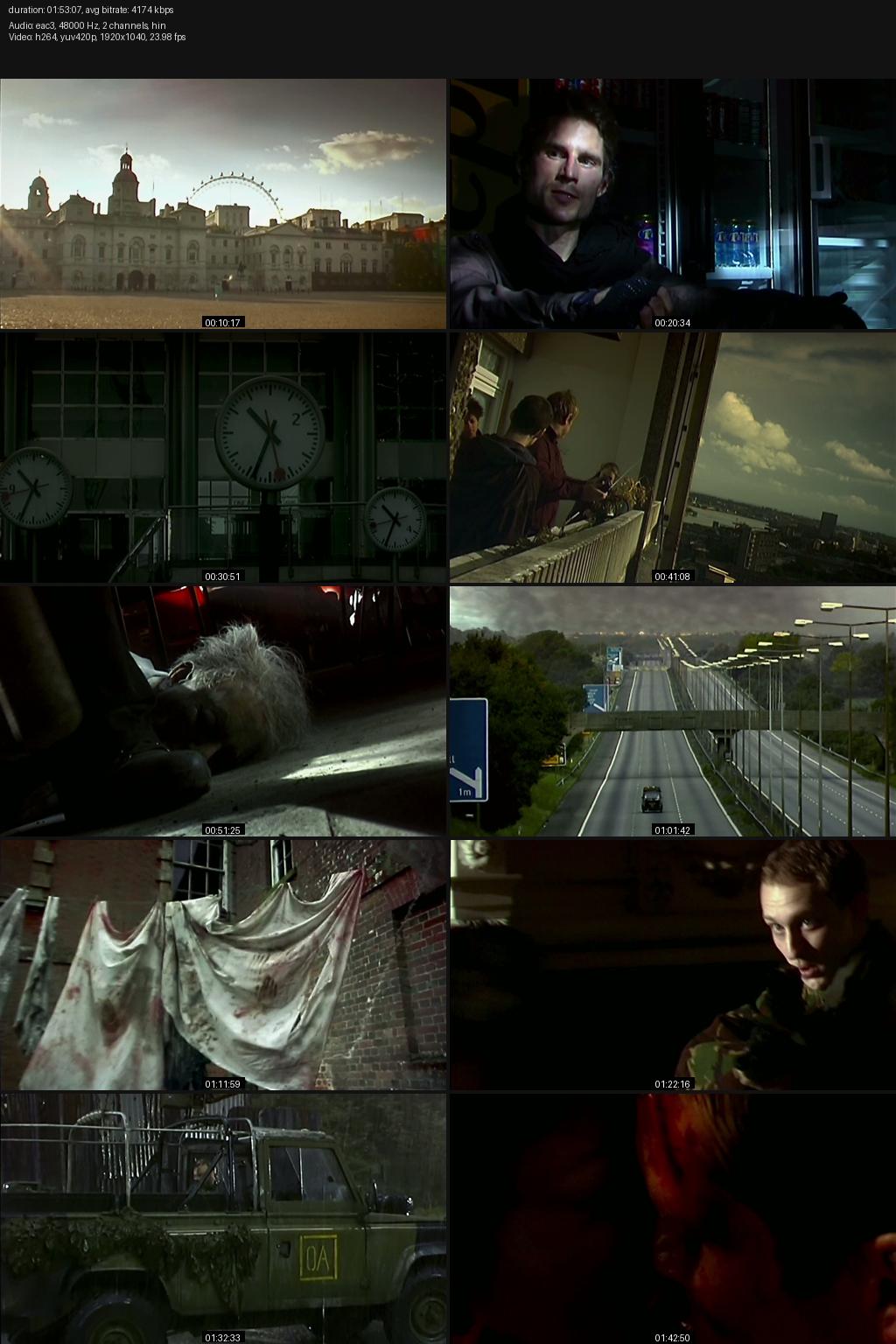 28 Days Later (2002) [Hindi-English] 1080p 720p 480p BluRay ESub Screenshots