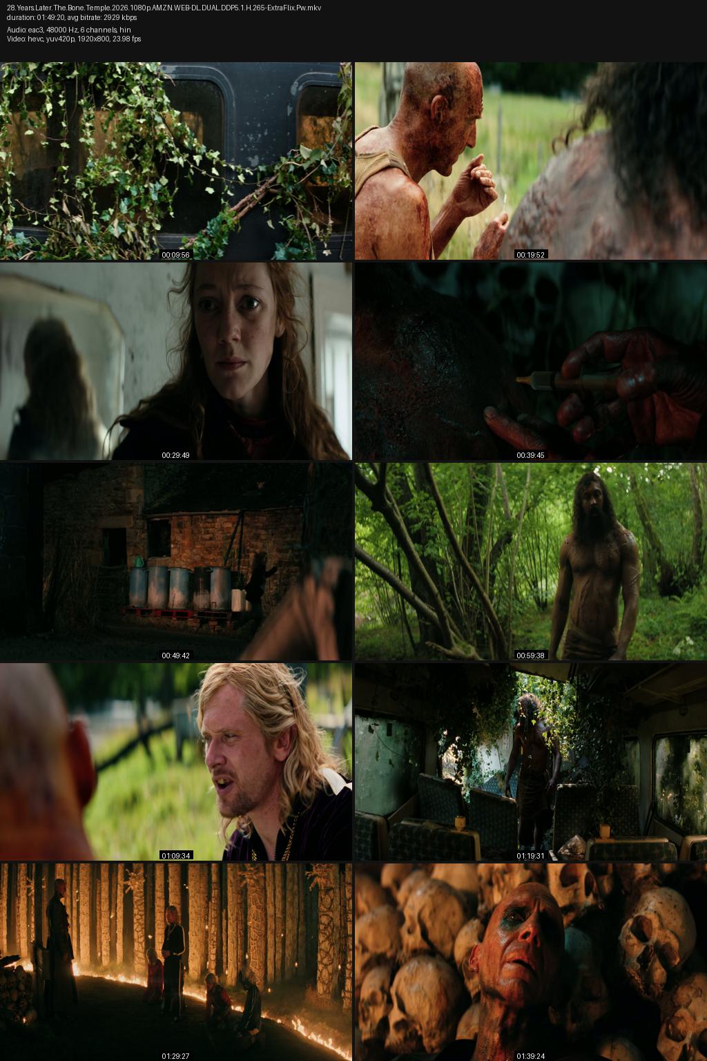 28 Years Later: The Bone Temple (2026) [Hindi-English] 4K 2160p 1080p 720p 480p Amazon WEBRip ESubs Screenshots
