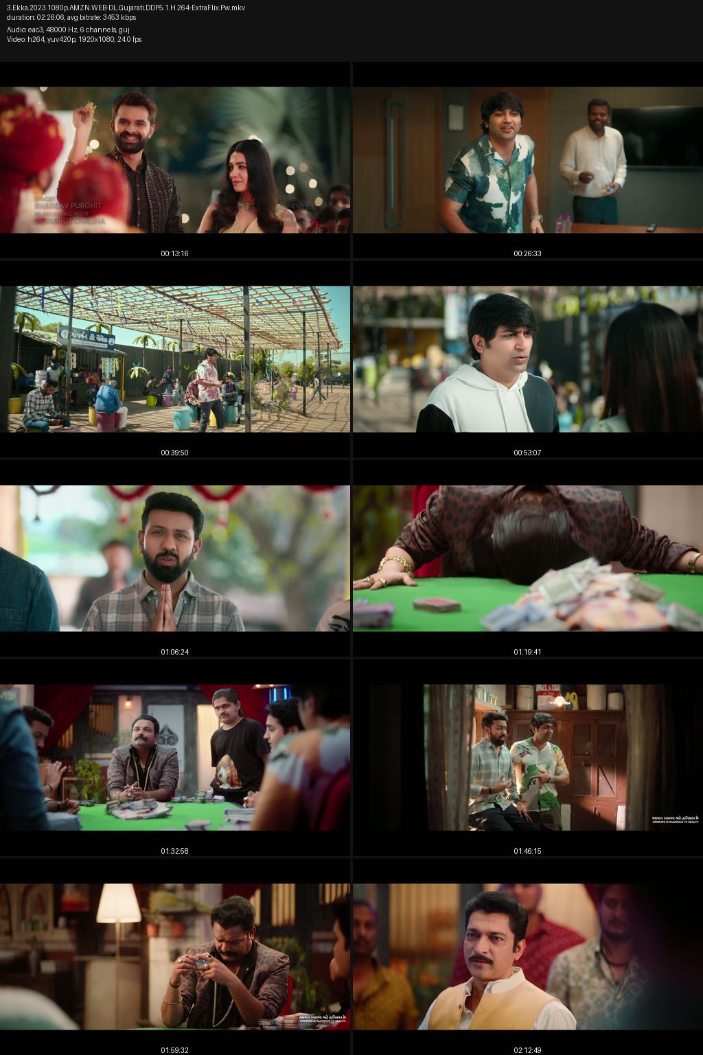 3 Ekka (2023) [Gujarati] 1080p 720p 480p Amazon WEB-DL ESub Screenshots