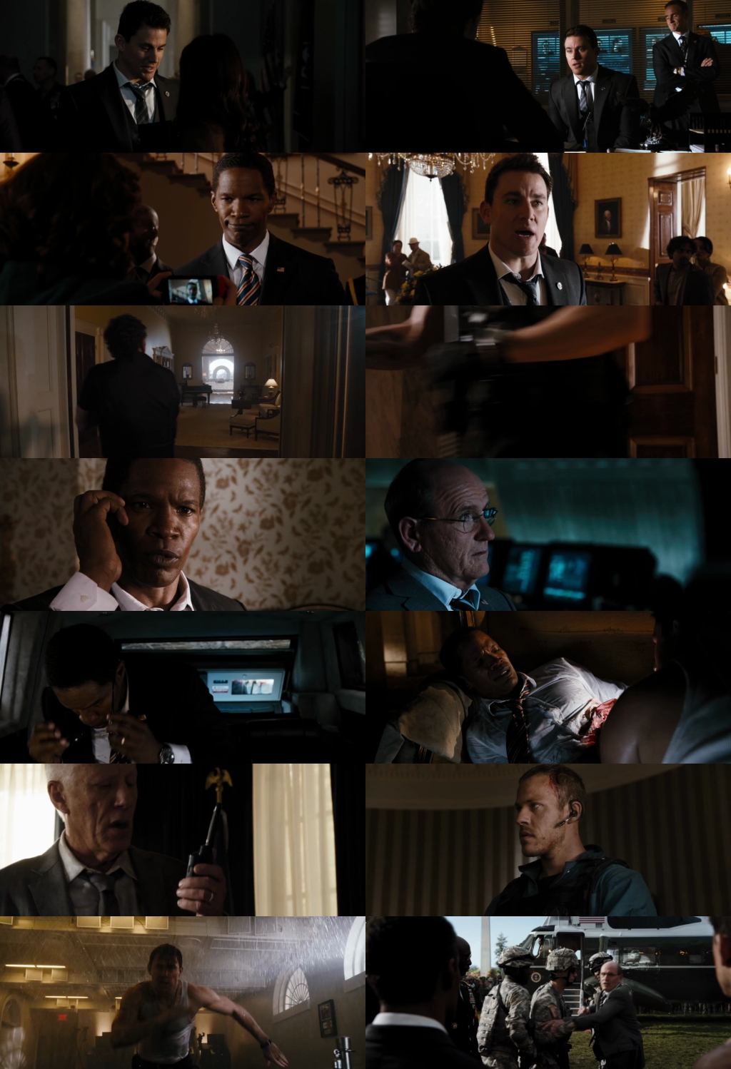 White House Down (2013) 1080p | 720p | 480p BluRay [Hindi (हिन्दी) + English] DD5.1 HEVC ESub Screenshots