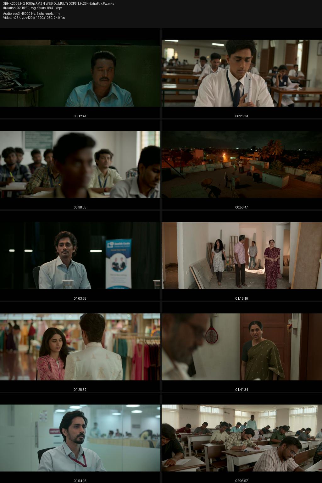 3BHK (2025) [Hindi-Tamil] 4K 2160p 1080p 720p 480p Amazon WEB-DL ESub Screenshots