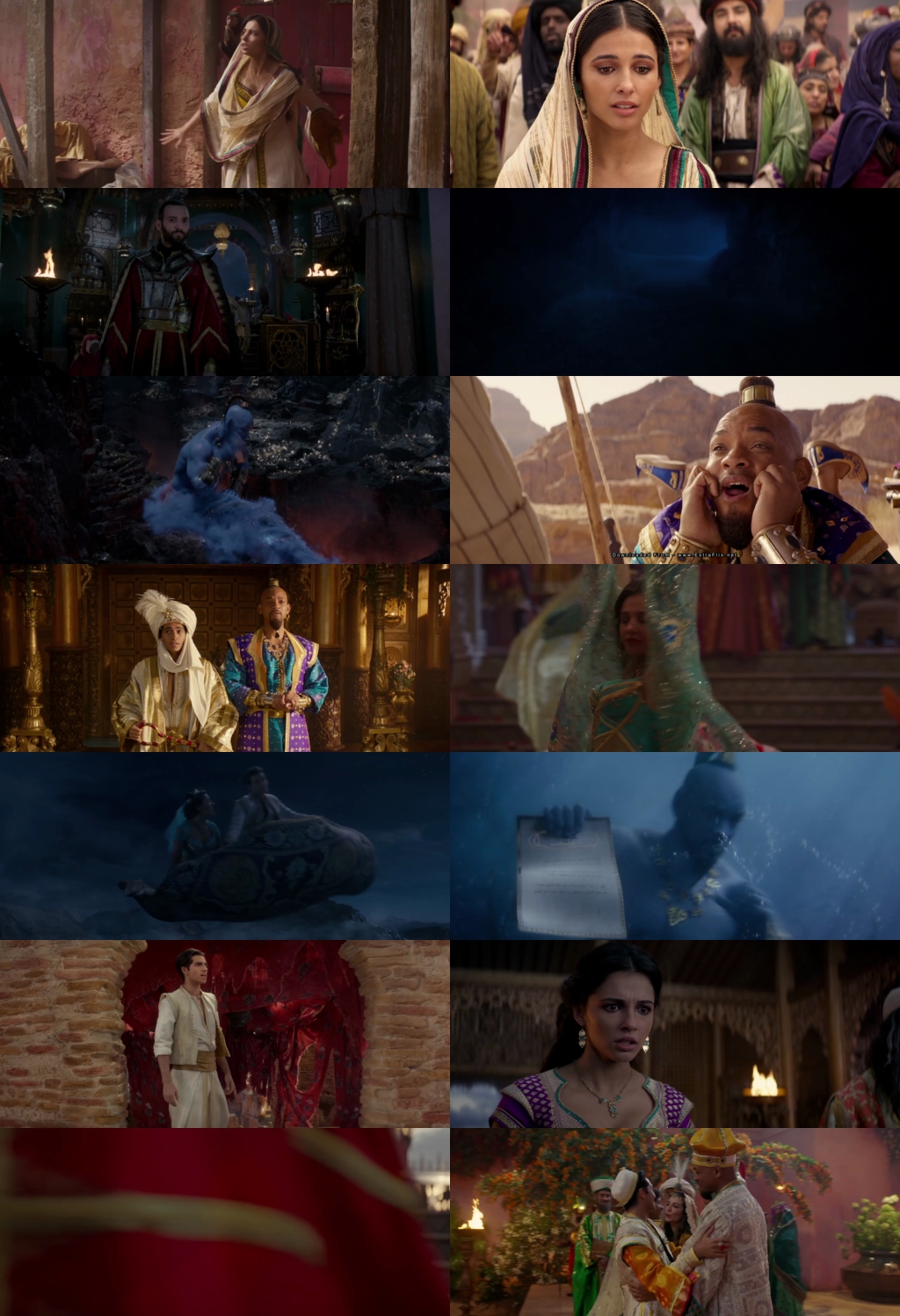 Aladdin (2019) 1080p | 720p | 480p BluRay [Hindi (हिन्दी) + English] DD5.1 ESub Screenshots