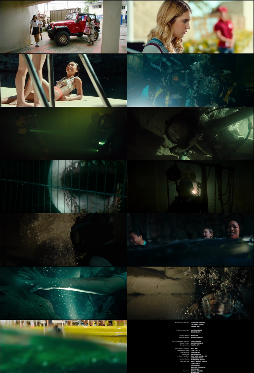 47 Meters Down: Uncaged (2019) 1080p | 720p | 480p BluRay [Hindi (हिन्दी) + English] DD5.1 ESub Screenshots
