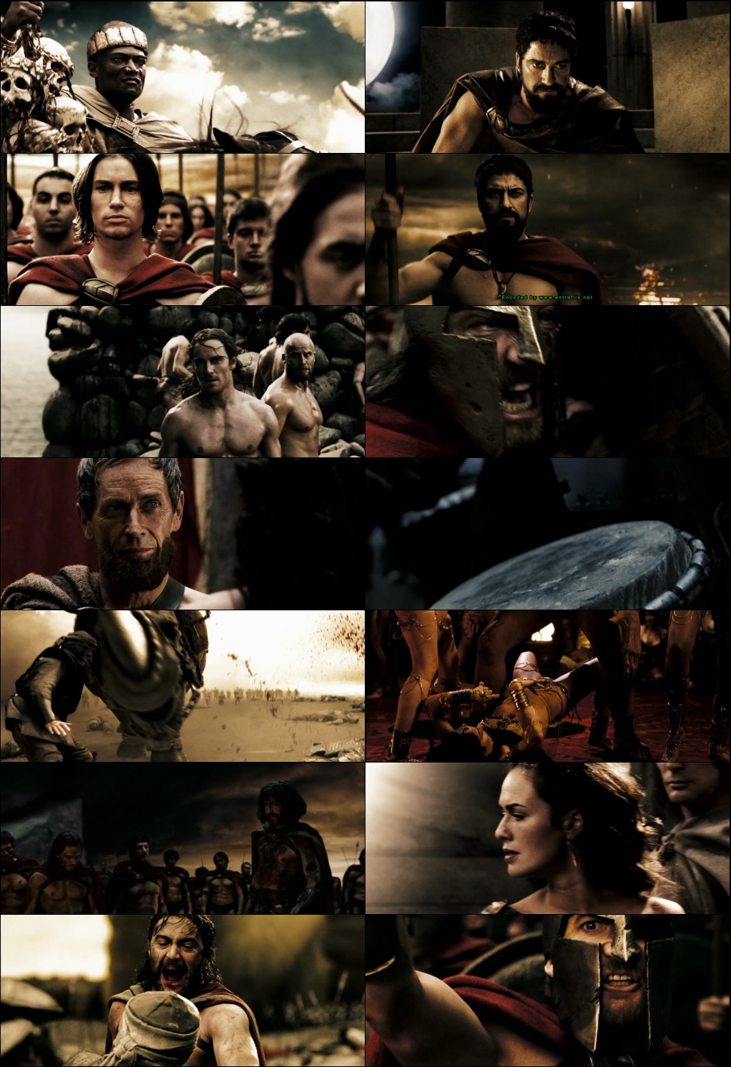 300 (2006) 1080p | 720p | 480p BluRay [Hindi (हिन्दी) + English] DD5.1 ESub Screenshots