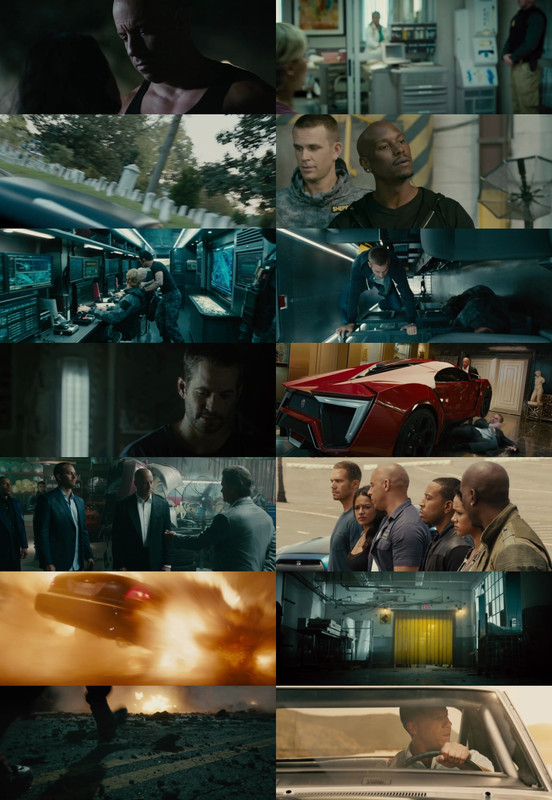 Furious 7 (2015) 1080p | 720p | 480p BluRay [Hindi (हिन्दी) + English] DD5.1 ESub Screenshots