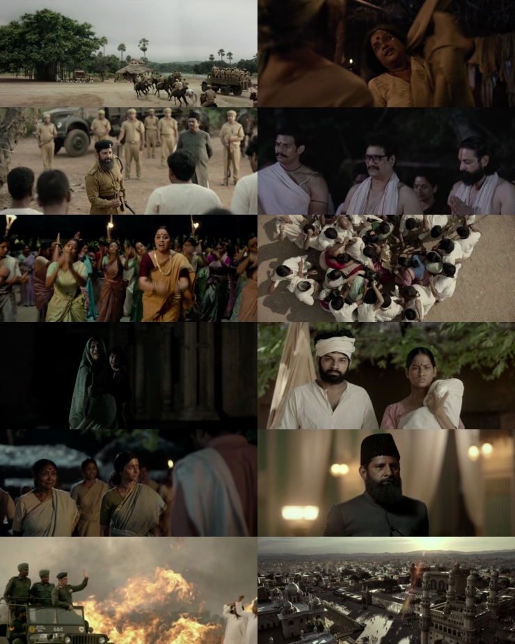 Razakar (2024) 1080p | 720p | 480p WEB-HDRip [Hindi (हिन्दी) + Telugu] DD5.1 ESub Screenshots