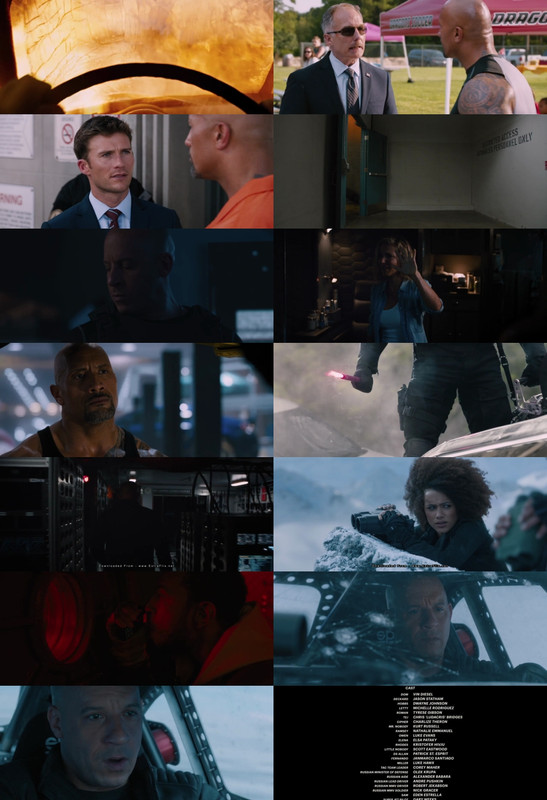 The Fate of the Furious (2017) 1080p | 720p | 480p BluRay [Hindi (हिन्दी) + English] DD5.1 ESub Screenshots