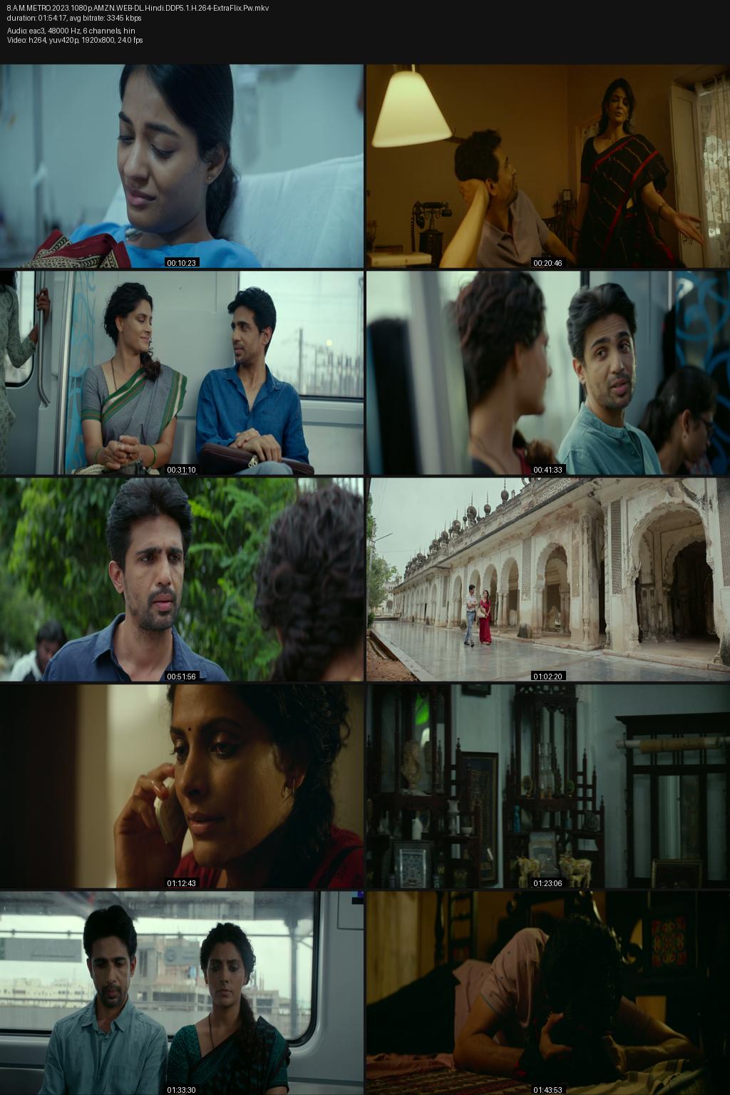 8 A.M. Metro (2023) [Hindi] 1080p 720p 480p Amazon WEB-DL ESub Screenshots