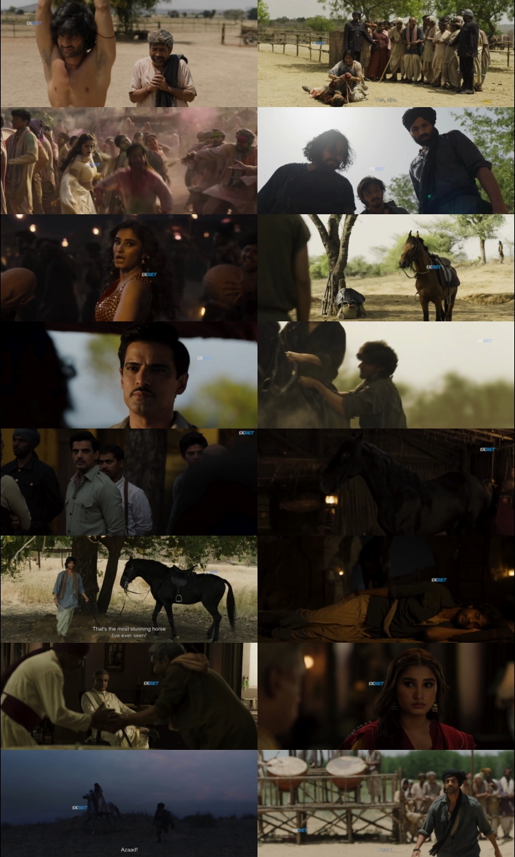 Azaad (2025) 1080p | 720p | 480p HDRip [Hindi (हिन्दी)] DD2.0 ESub Screenshots