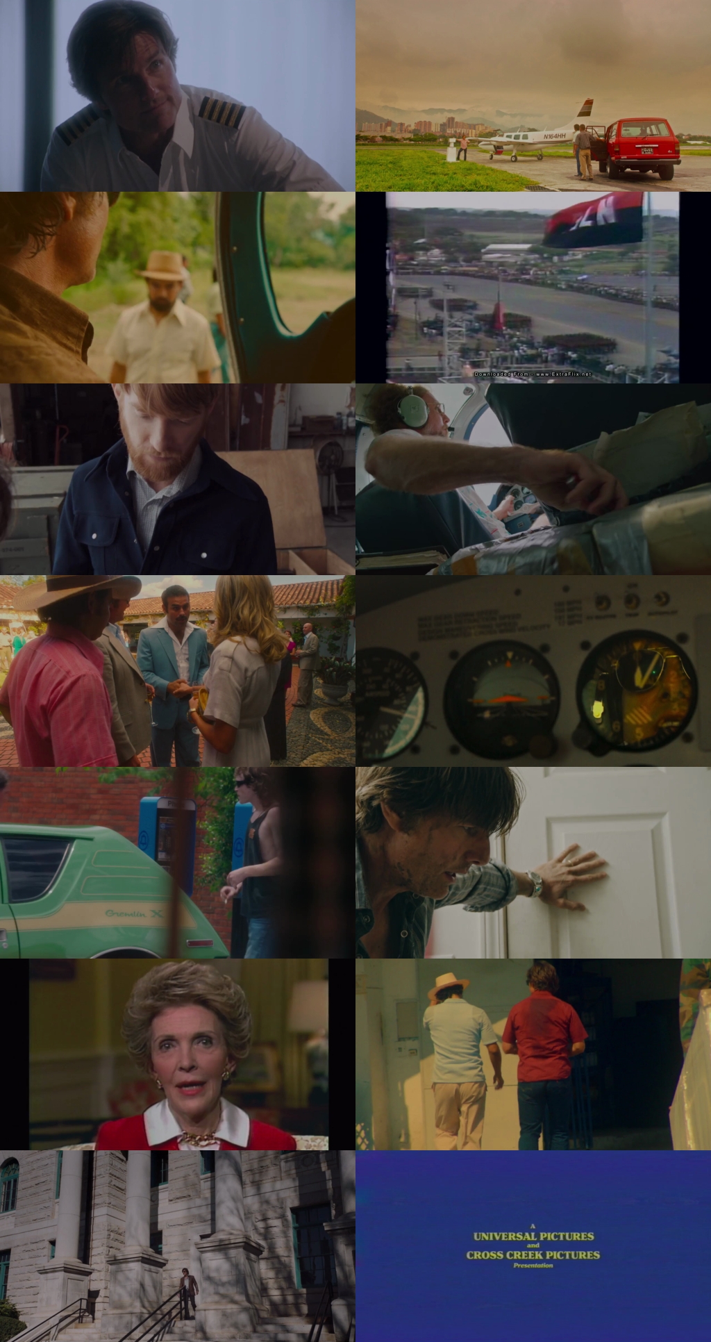 American Made (2017) 1080p | 720p | 480p BluRay [Hindi (हिन्दी) + English] DD5.1 ESub Screenshots
