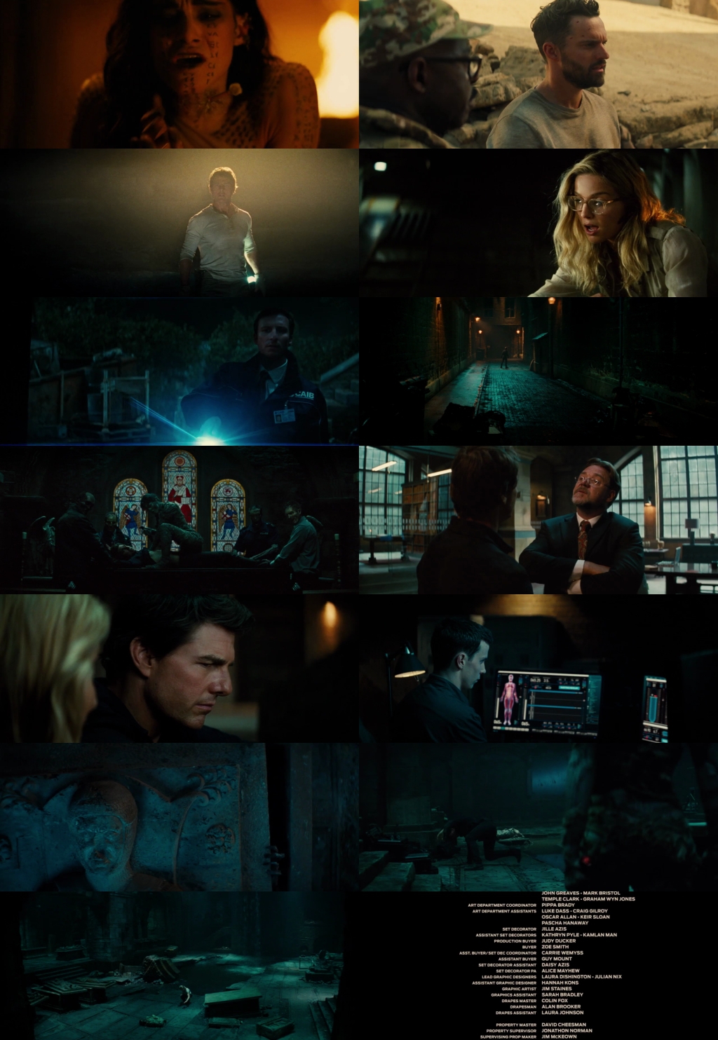The Mummy (2017) 1080p | 720p | 480p BluRay [Hindi (हिन्दी) + English] DD5.1 ESub Screenshots