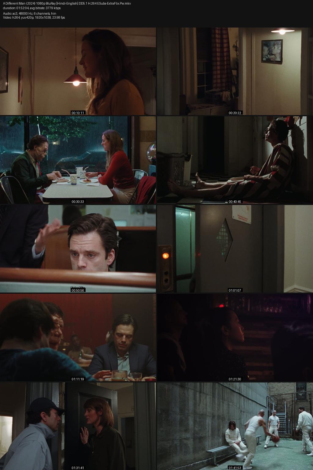 A Different Man (2024) [Hindi-English] 1080p 720p 480p BluRay ESubs Screenshots
