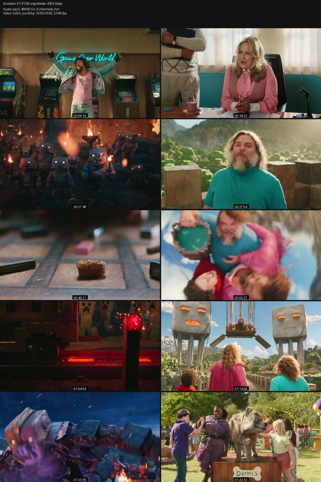 A Minecraft Movie (2025) [Hindi-English] 4K 2160p 1080p 720p 480p BluRay ESub Screenshots