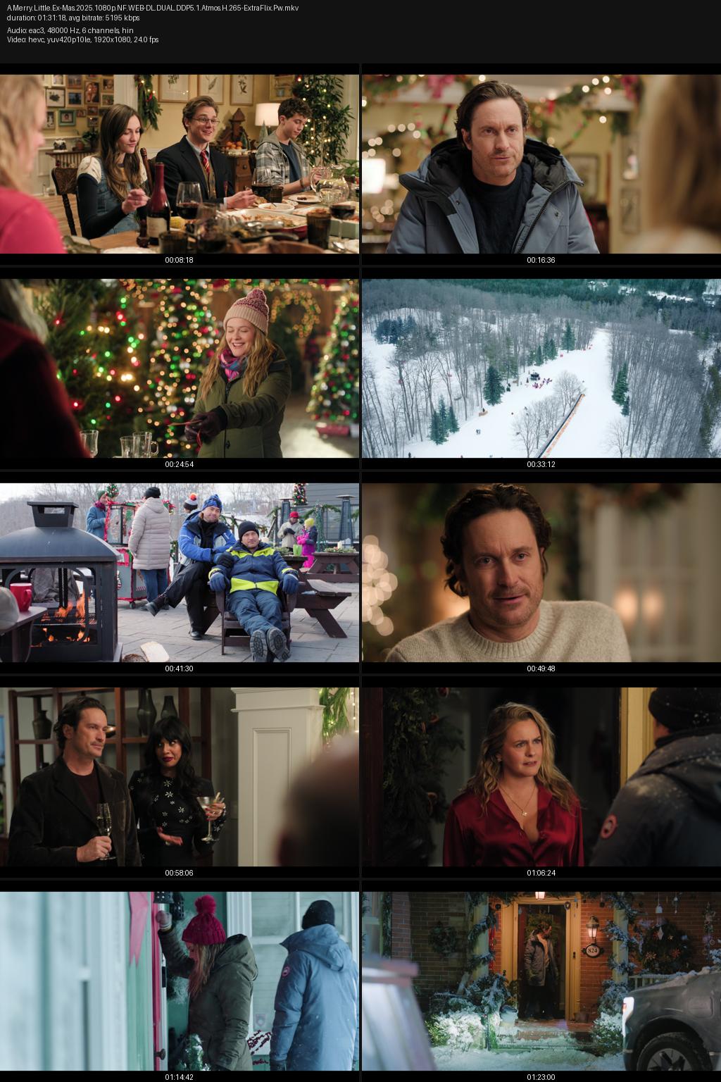 A Merry Little Ex-Mas (2025) [Hindi-English] 1080p 720p 480p Netflix WEB-DL ESubs Screenshots