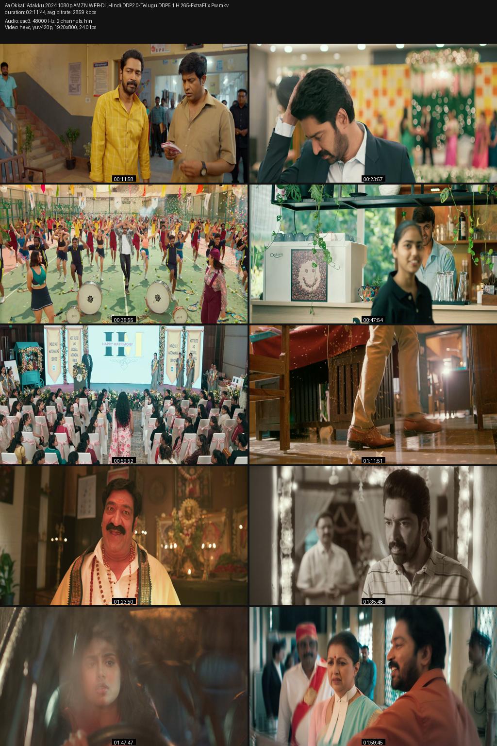 Aa Okkati Adakku (2024) [Hindi-Telugu] UNCUT 4K 2160p 1080p 720p 480p Amazon WEBRip ESub Screenshots