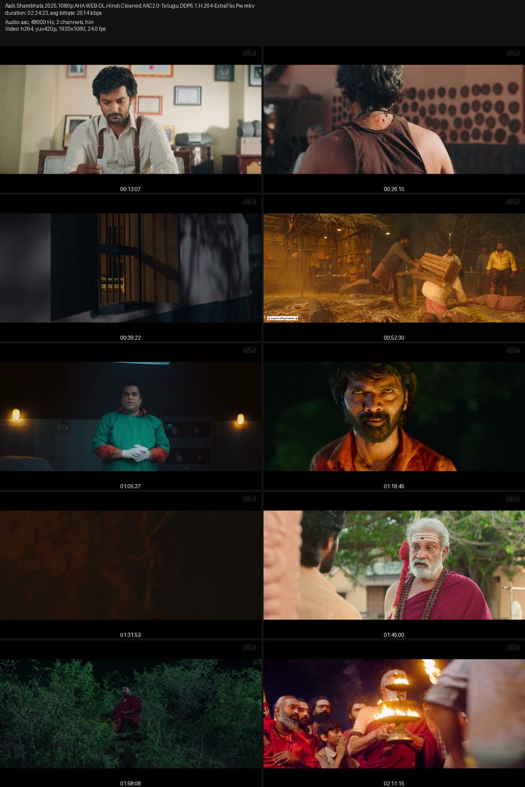 Aadi Shambhala (2025) [Hindi (Cleaned)-Telugu] 4K 2160p 1080p 720p 360p Aha WEB-DL ESub Screenshots