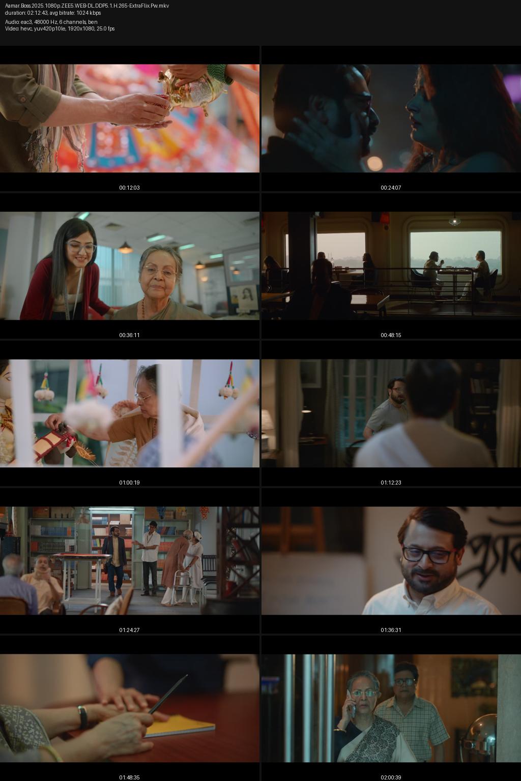Aamar Boss (2025) Bengali 1080p 720p 480p ZEE5 WEB-DL ESub Screenshots