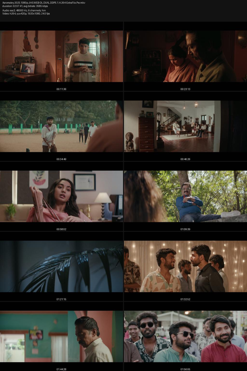 Aaromaley (2025) [Hindi-Tamil] 4K 2160p 1080p 720p 480p JioHotstar WEB-DL ESubs Screenshots