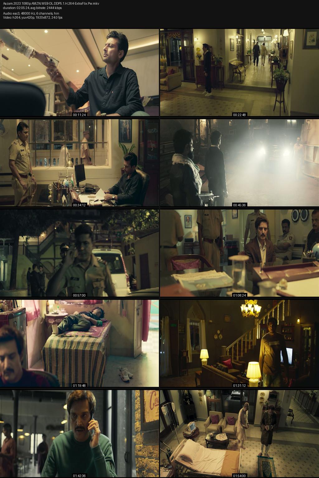 Aazam (2023) 1080p | 720p | 480p Amazon WEB-DL Hindi ESub Screenshots