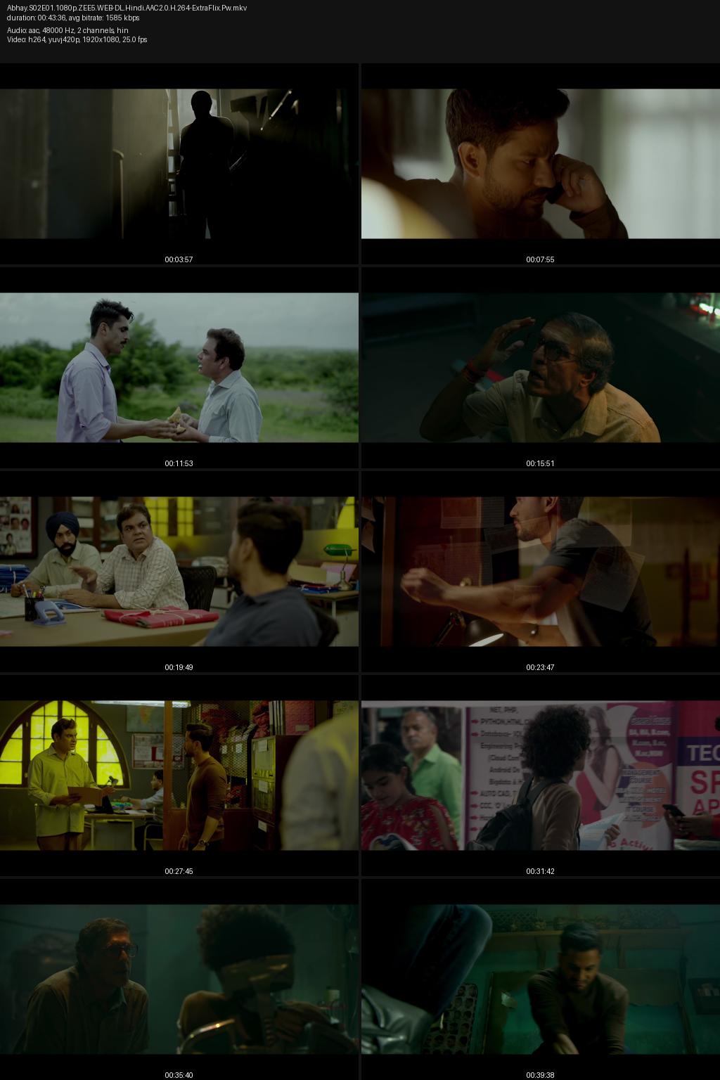 Abhay Season 2 (2020) [Hindi] 4K 2160p 1080p 720p 480p ZEE5 WEB-DL ESub Screenshots
