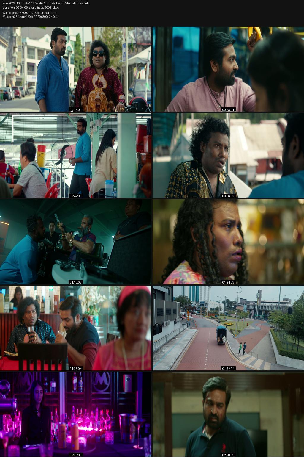 Ace (2025) 4K 2160p | 1080p | 720p | 480p Amazon WEB-DL [Hindi-Tamil] ESub Screenshots