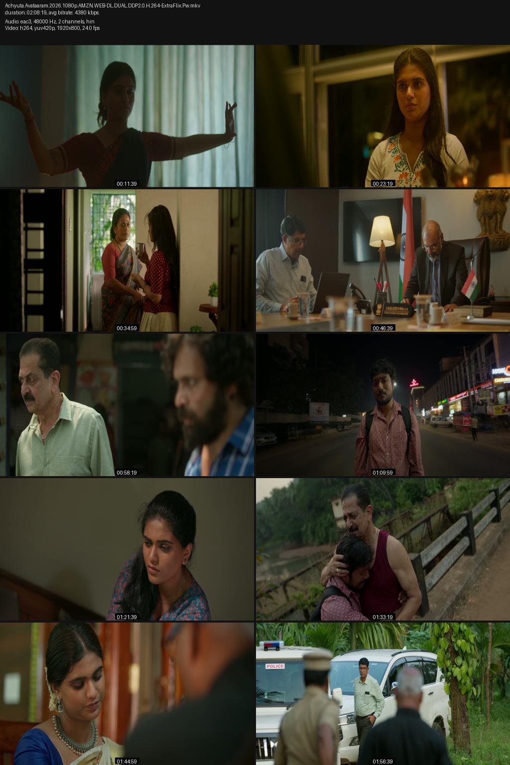 Achyuta Avataaram (2026) [Hindi-Malayalam] 1080p 720p 480p Amazon WEB-DL ESub Screenshots