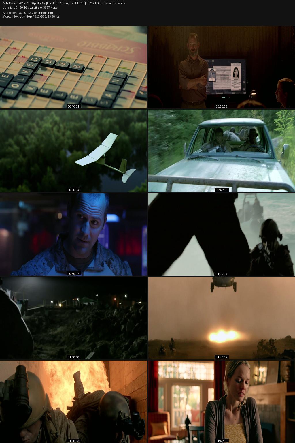 Act of Valor (2012) [Hindi-English] 1080p 720p 480p BluRay ESubs Screenshots