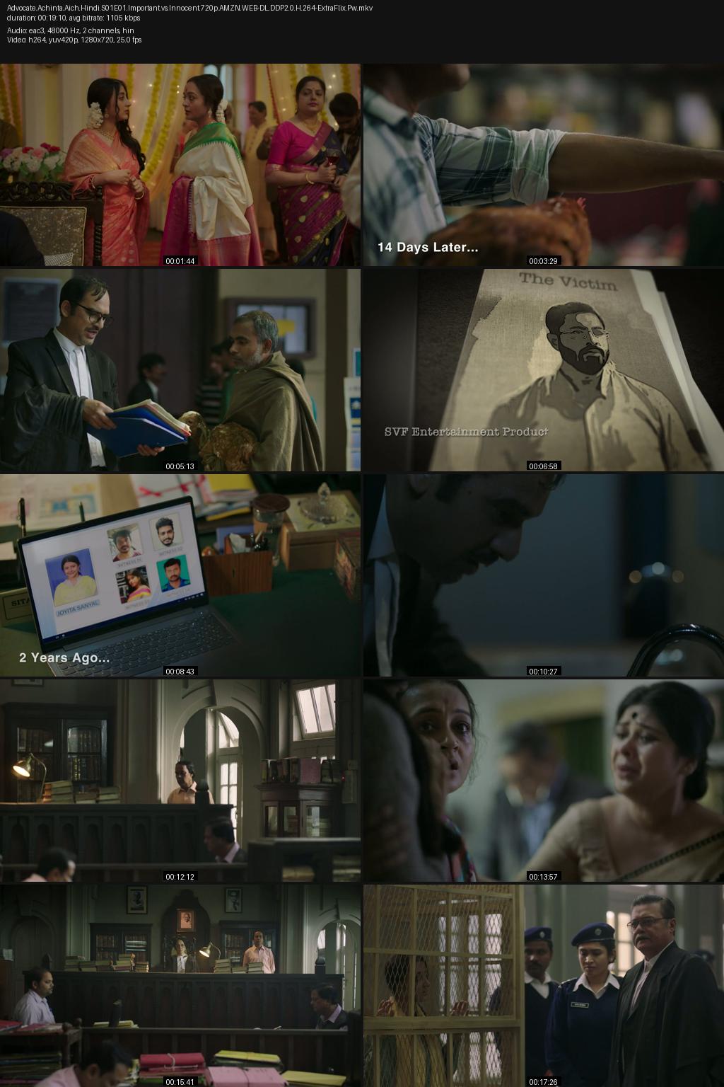 Adv. Achinta Aich aka Advocate Achinta Aich Season 1 (2024) Bengali 1080p 720p 480p Amazon WEB-DL ESub Screenshots