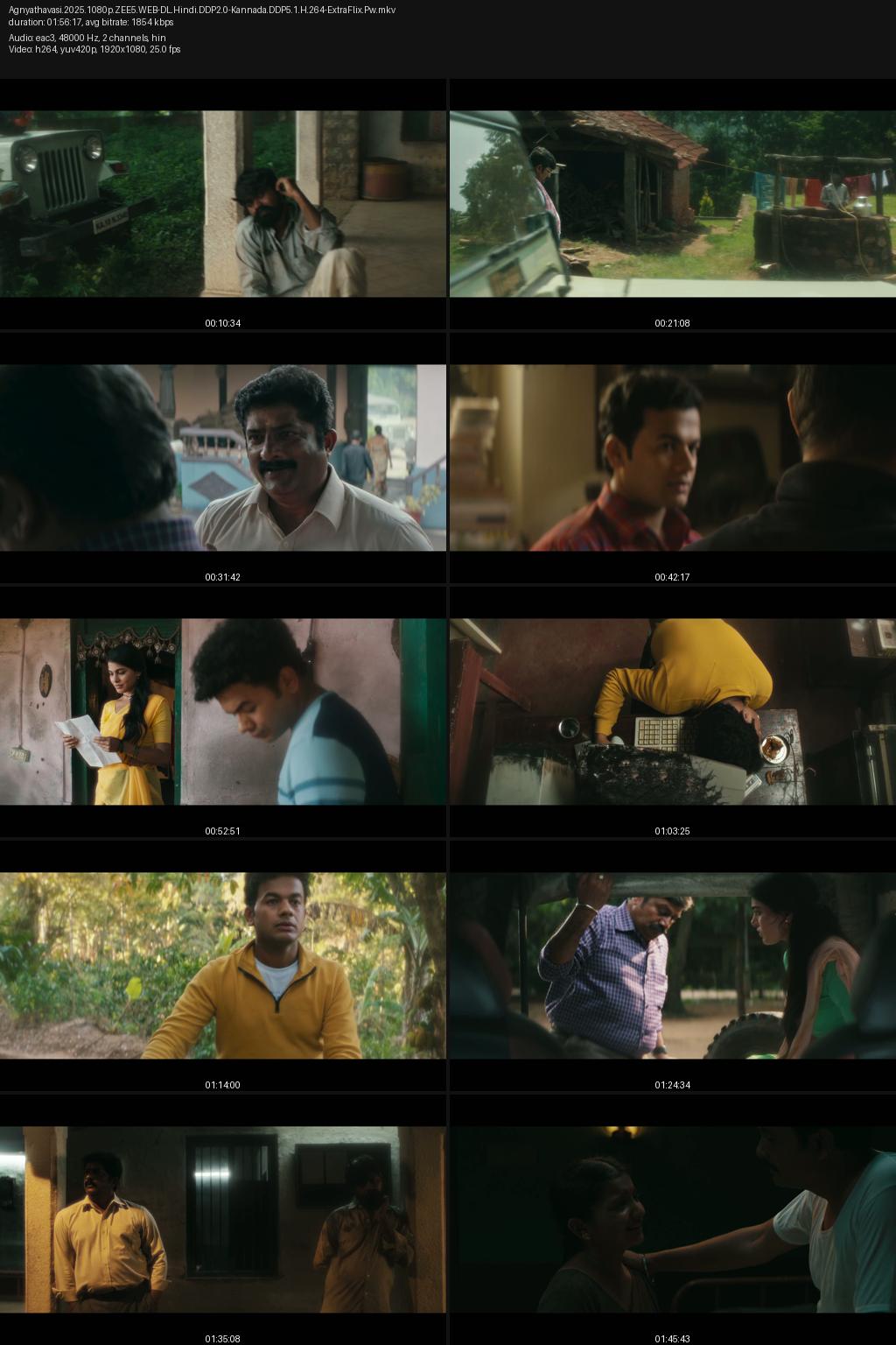 Agnyathavasi (2025) [Hindi-Kannada] UNCUT 4K 2160p 1080p 720p 480p ZEE5 WEB-DL ESub Screenshots