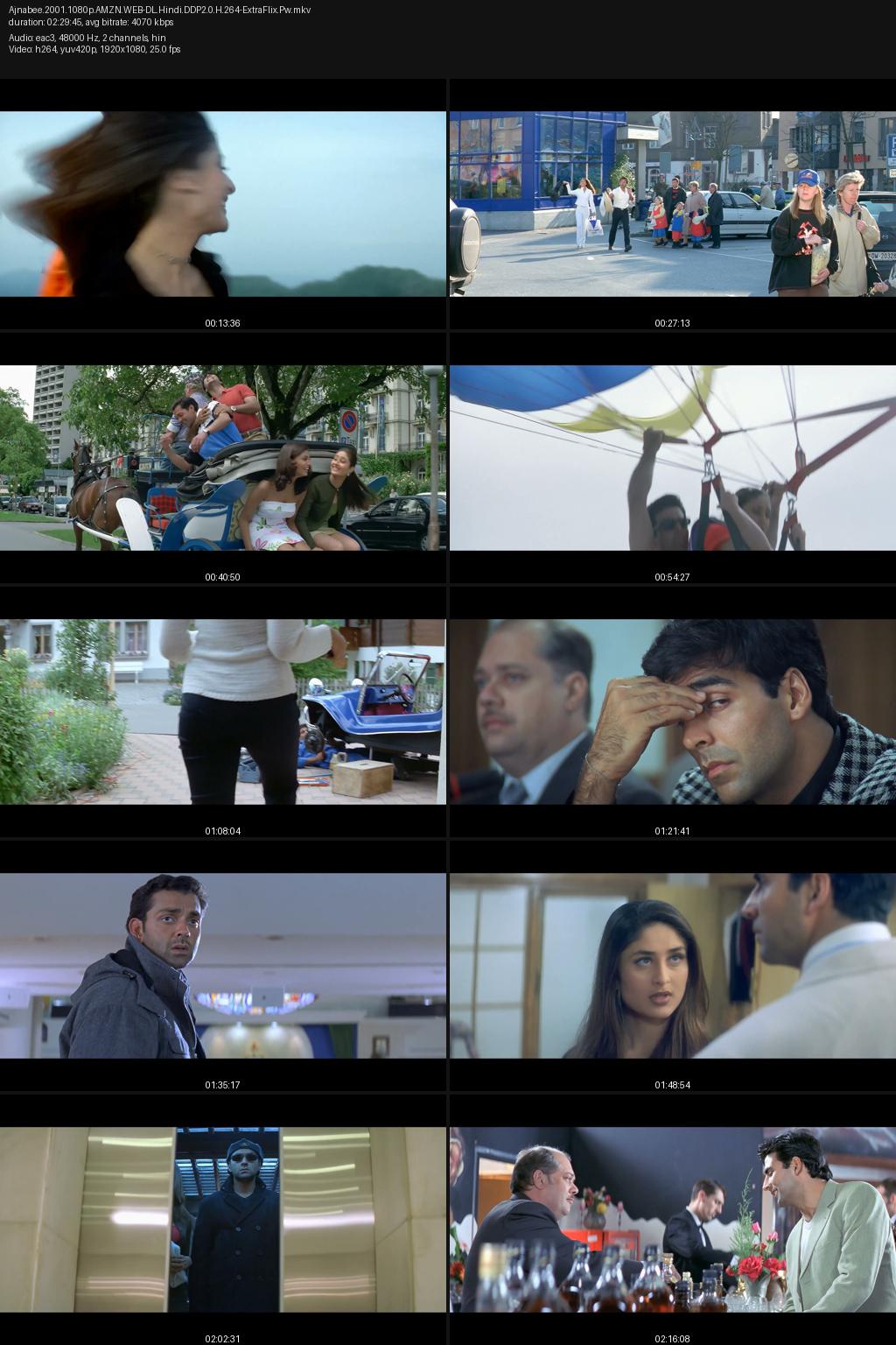 Ajnabee (2001) [Hindi] 1080p 720p 480p Amazon WEB-DL ESub Screenshots