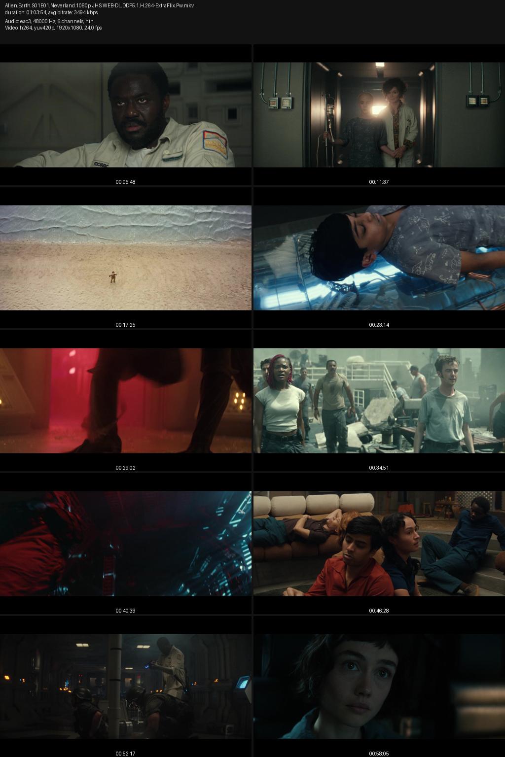 Alien: Earth Season 1 (2025) [Hindi-English] 4K 2160p 1080p 720p 480p JioHotstar WEB-DL ESub Screenshots