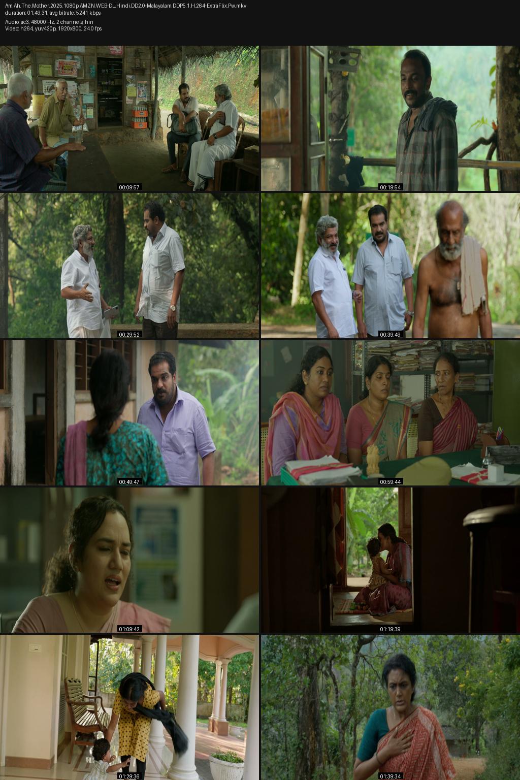 Am Ah aka Doosri Maa (2025) [Hindi-Malayalam] UNCUT 4K 2160p 1080p 720p 480p Amazon WEB-DL ESub Screenshots