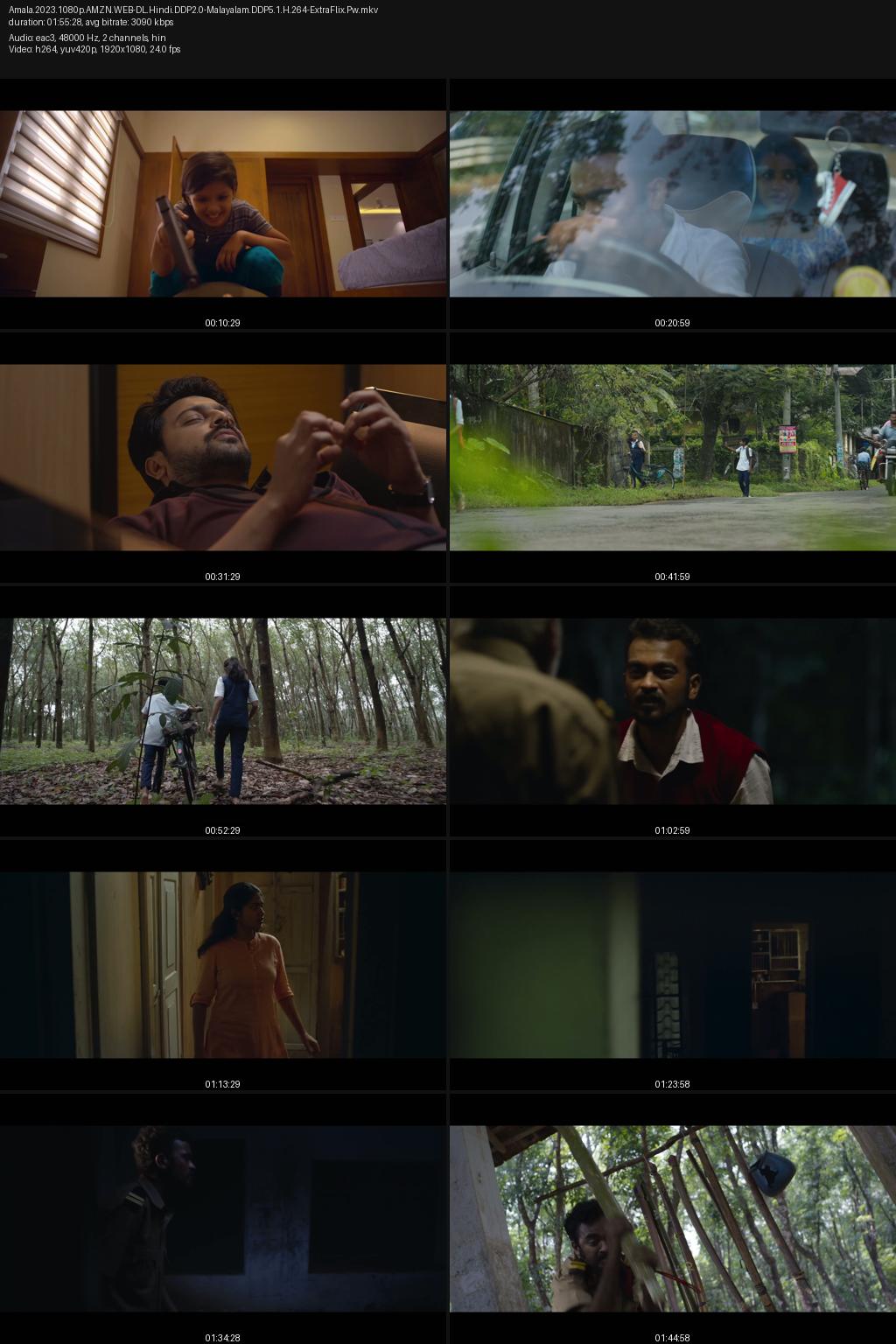 Amala (2023) 1080p | 720p | 480p Uncut Amazon WEB-DL [Hindi-Malayalam] ESub Screenshots