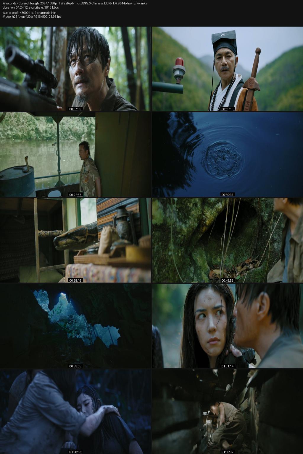 Anaconda – Cursed Jungle (2024) [Hindi-Chinese] 1080p 720p 480p iTunes WEBRip ESub Screenshots
