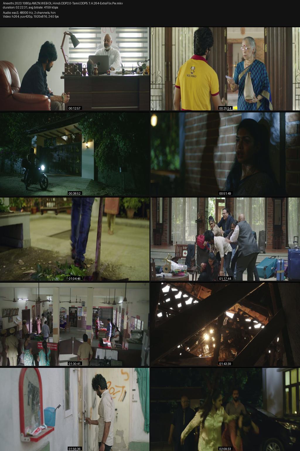 Aneethi aka Blood & Chocolate (2023) [Hindi-Tamil] UNCUT 1080p 720p 480p Amazon WEB-DL ESub Screenshots