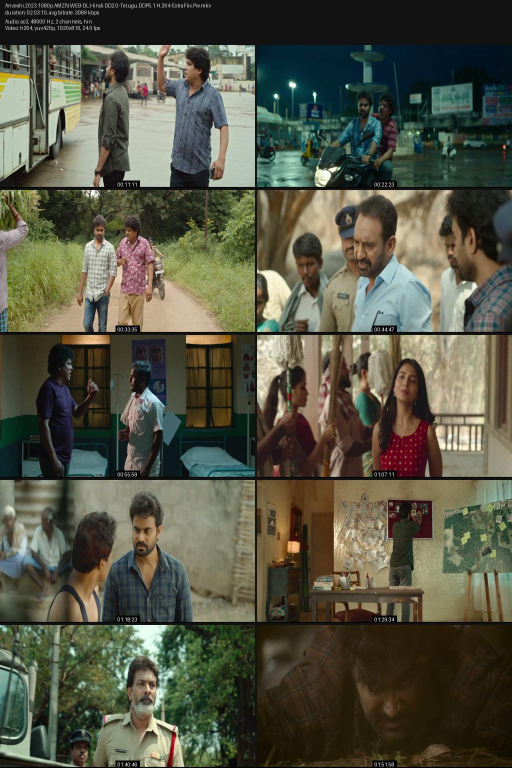 Anveshi (2023) [Hindi-Telugu] UNCUT 1080p 720p 480p Amazon WEB-DL ESub Screenshots
