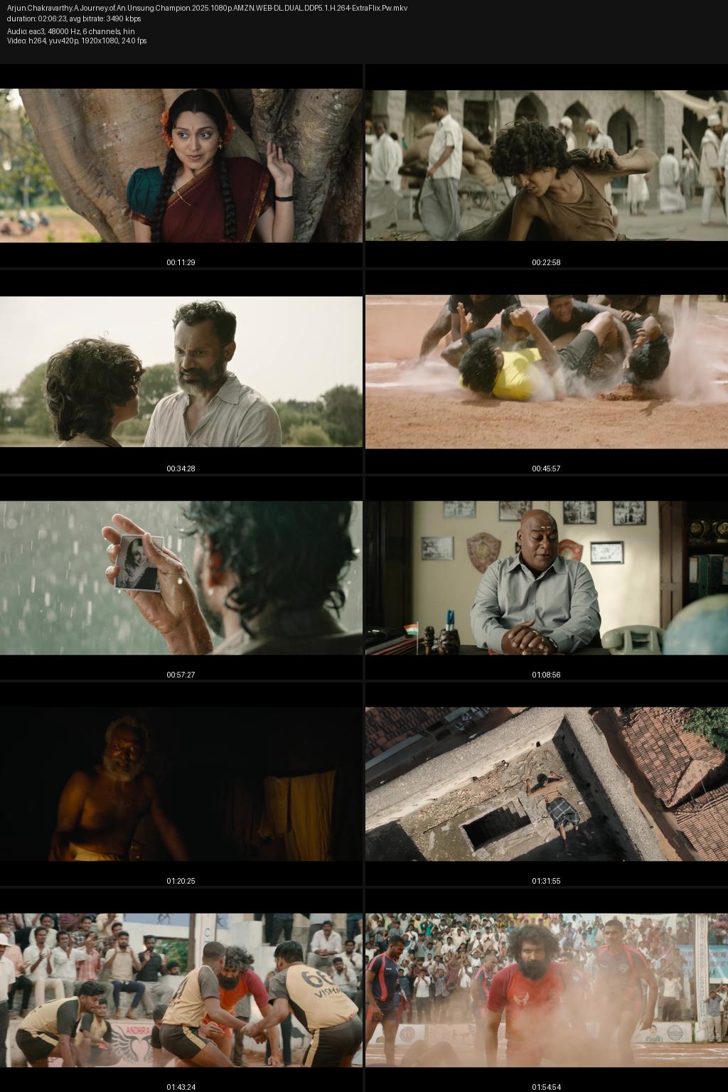 Arjun Chakravarthy: Journey of an Unsung Champion (2025) [Hindi-Telugu] 1080p 720p 480p Amazon WEB-DL ESub Screenshots