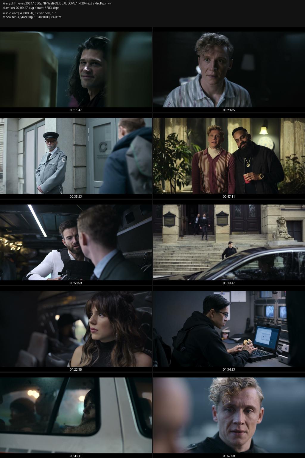 Army of Thieves (2021) [Hindi-English] 1080p 720p 480p Netflix WEB-DL ESubs Screenshots