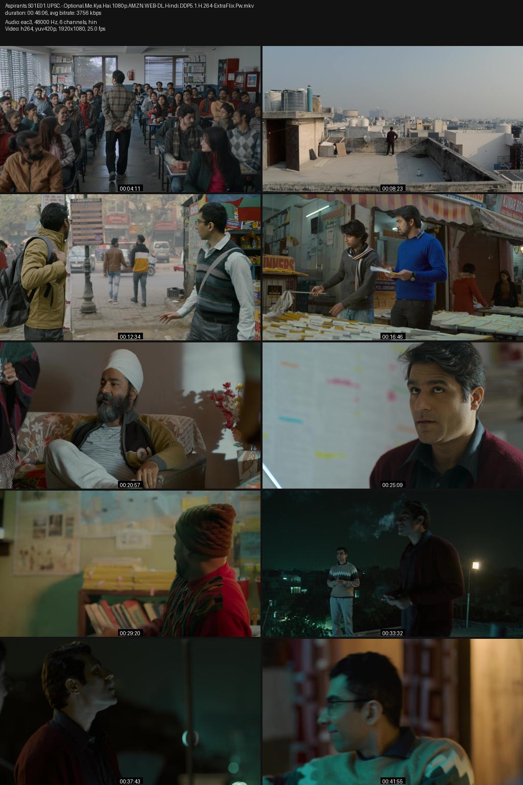 Aspirants Season 1 (2021) [Hindi] 1080p 720p 480p Amazon WEB-DL ESub Screenshots