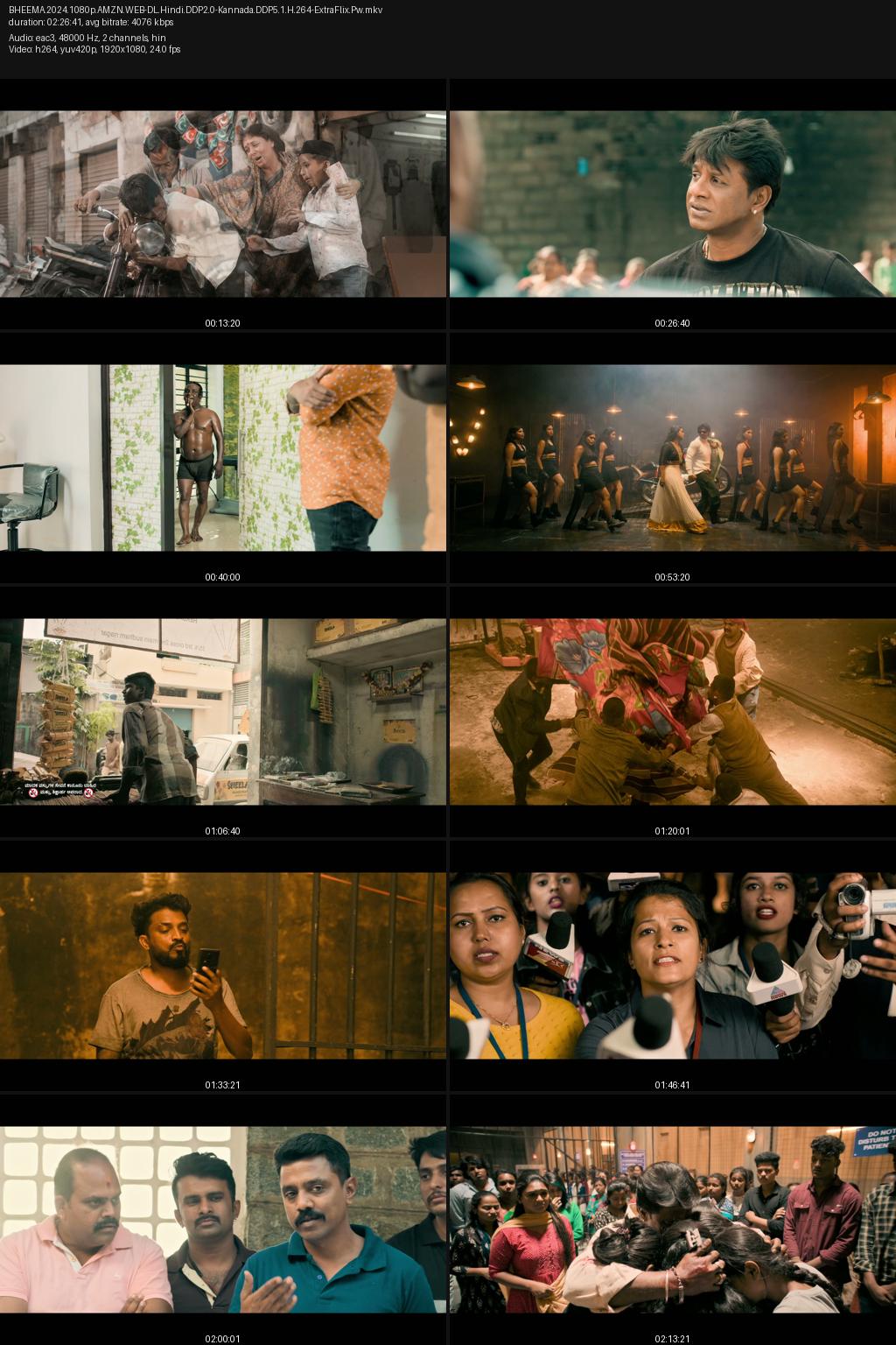Bheema (2024) [Hindi-Kannada] UNCUT 1080p 720p 480p Amazon WEB-DL ESub Screenshots