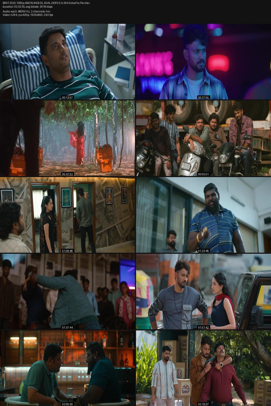 BRAT (2025) [Hindi-Kannada] 1080p 720p 480p Amazon WEB-DL ESub Screenshots