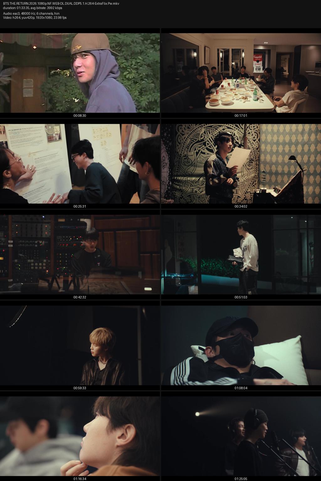 BTS: THE RETURN (2026) [Hindi-Korean] 1080p 720p 480p Netflix WEB-DL ESubs Screenshots