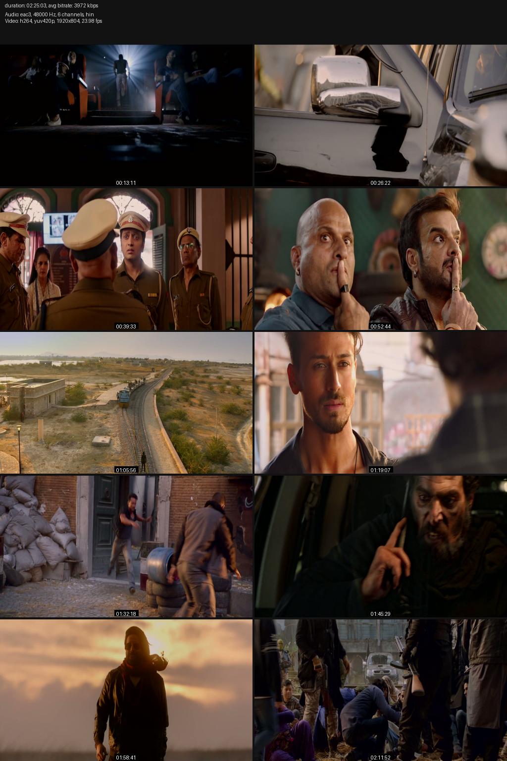 Baaghi 3 (2020) [Hindi] 1080p 720p 480p BluRay ESub Screenshots