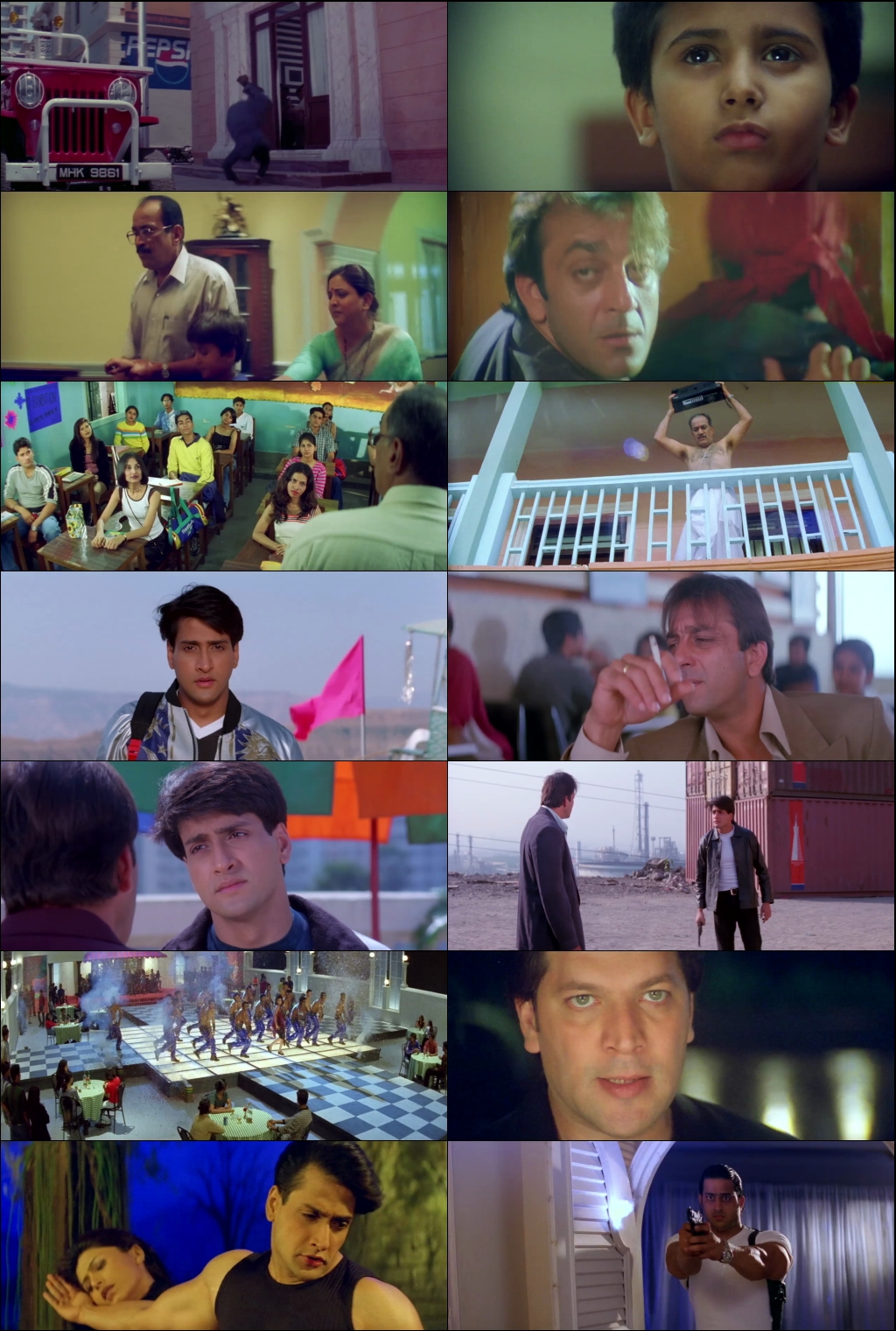 Baaghi (2000) 1080p | 720p | 480p WebRip [Hindi (हिन्दी)] DD5.1 ESub Screenshots