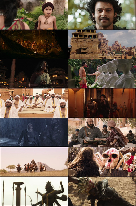 Bāhubali: The Beginning (2015) 1080p | 720p | 480p BluRay [Hindi (हिन्दी)] DD5.1 ESub Screenshots