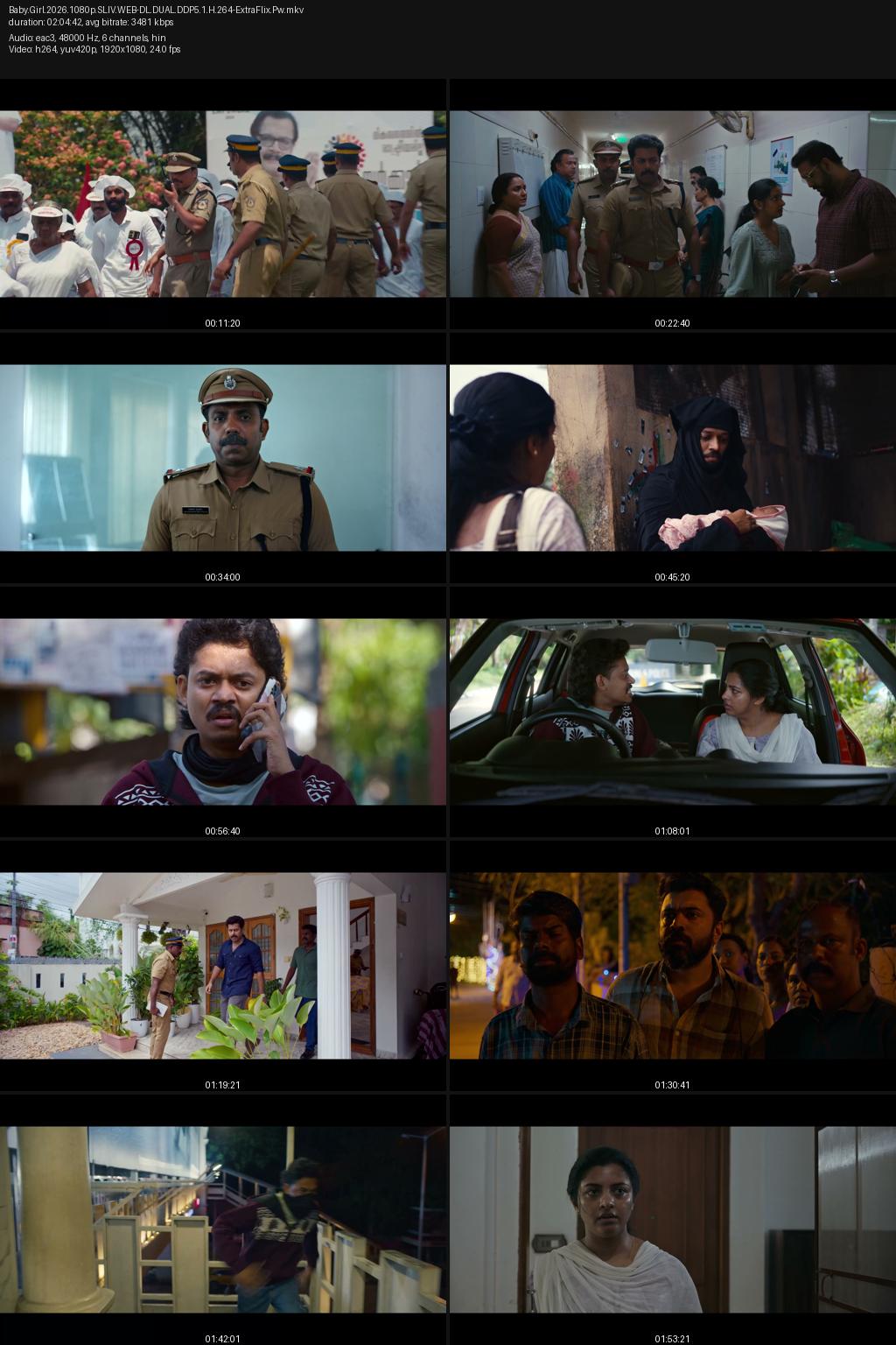 Baby Girl (2026) [Hindi-Malayalam] 4K 2160p 1080p 720p 360p SonyLIV WEB-DL ESub Screenshots