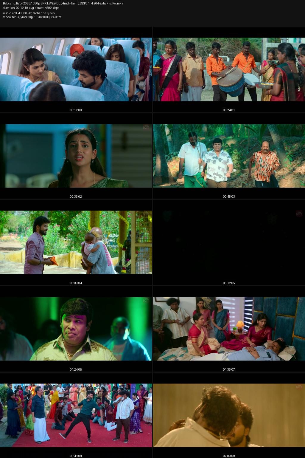 Baby and Baby (2025) 4K 2160p | 1080p | 720p | 360p SunNXT WEB-DL [Hindi-Tamil] ESub Screenshots